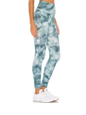FP Movement | Good Karma Tie Dye Leggings Athleisure Activewear Ozark Mist M/L